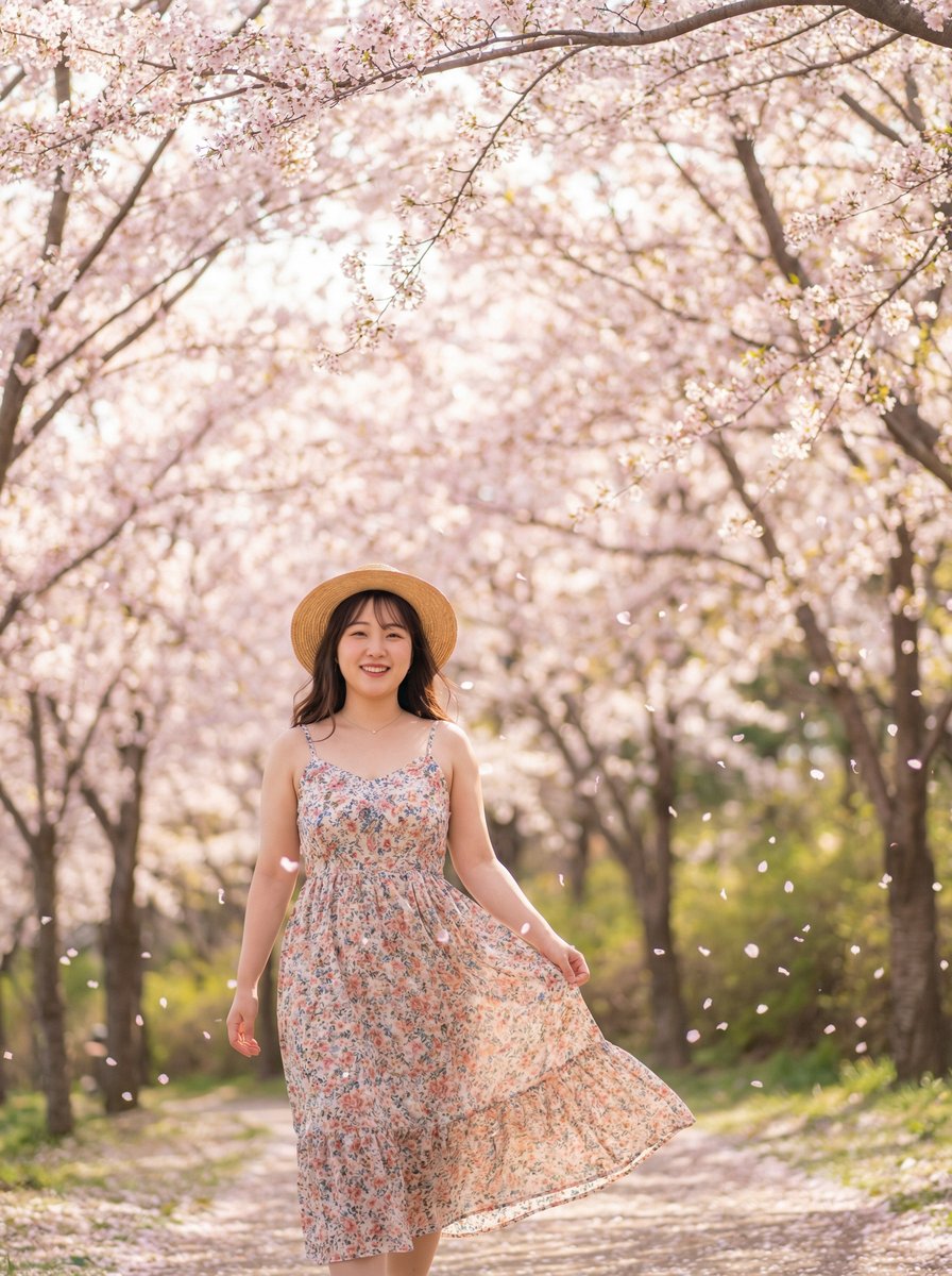 女神视频春日樱花户外视频